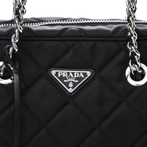 Prada Tessuto Impuntu Crossbody Bag 